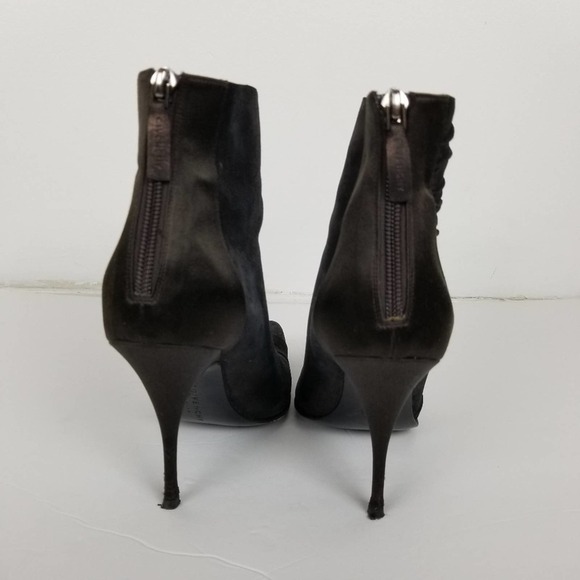 Givenchy ruched metallic suede heeled bootie - Picture 3 of 8